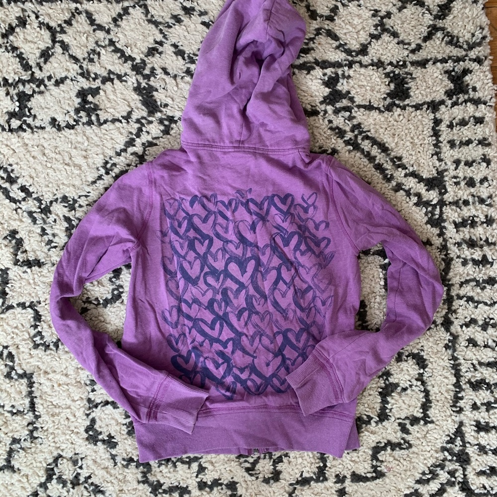 Purple VS pink zip up hoodie